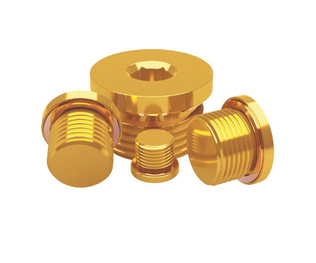 Zátka s hlavou a měděným těsněním